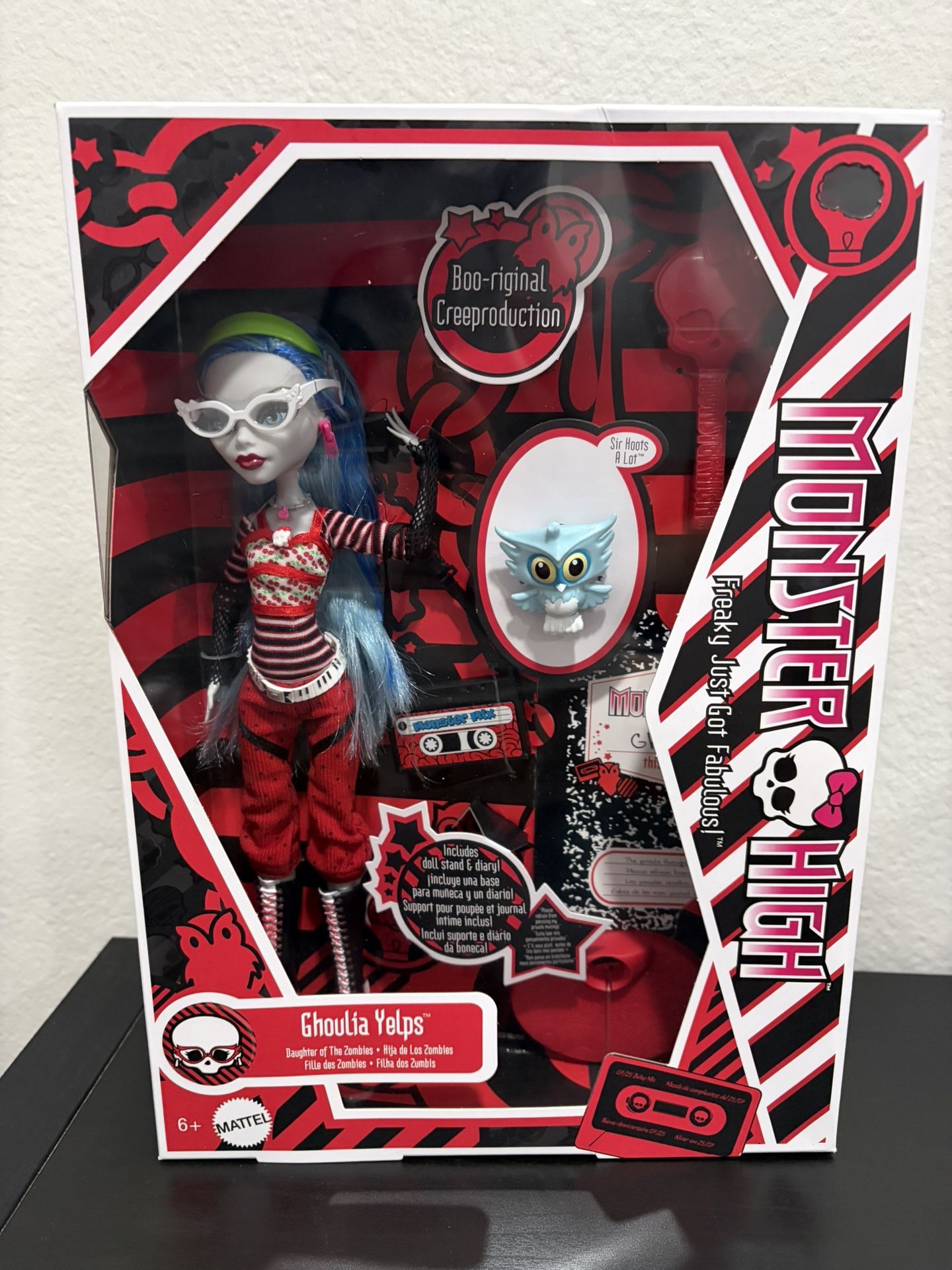 Mattel Monster High Ghoulia Yelps Boo-riginal Creeproduction Doll