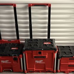 Milwaukee Packout Boxes Stackable Set.