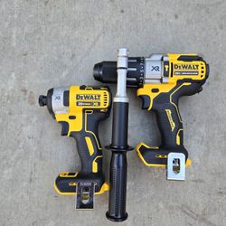 Dewalt 20v Impact And Hammer Drill Brushless XR 3speed Brand New Tools Only