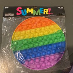 Rainbow Pop it Fidget Popper