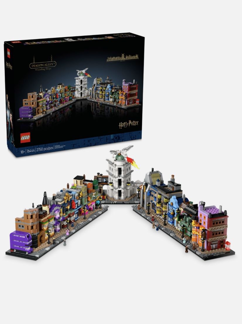 Harry potter dragon alley lego set