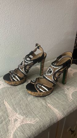 Platform Strappy High Heel Sandals size 8 1/2 medium