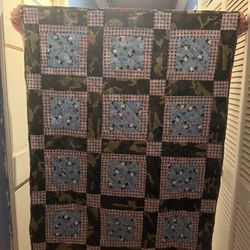 Snoopy/Military Homemade Quilt 