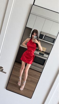 Rhege red dress with rose 🌹