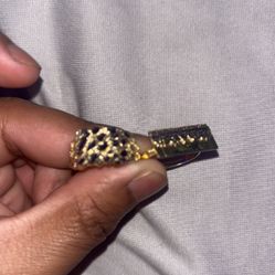 Gold Nugget Ring and "The Last Supper" Ring