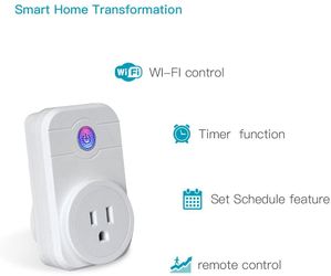 Linganzh Wifi Smart Socket - Works With Alexa