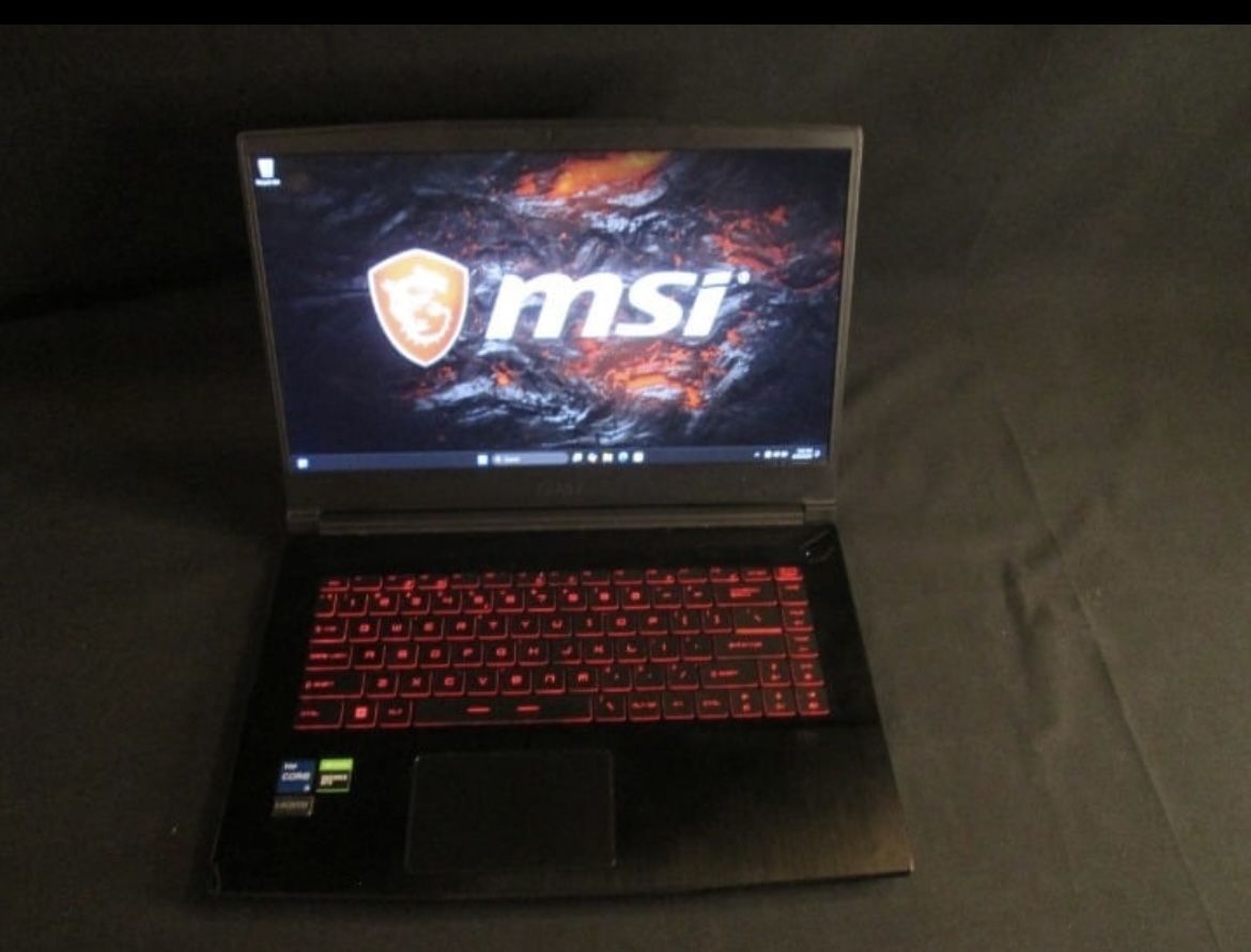 MSI GF63 Thin Gaming Laptop Black