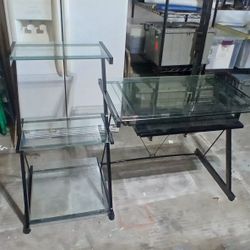 Glass Top Desk