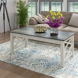 WHITE COFFEE TABLE NEW