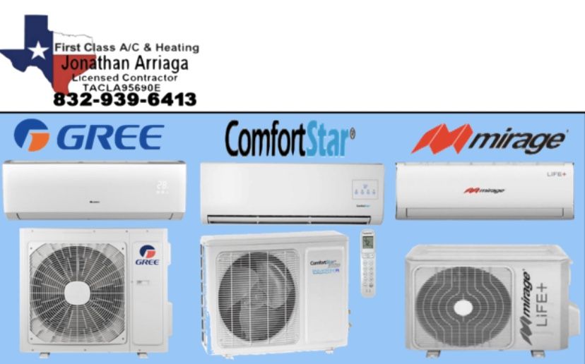 Ductless mini split systems