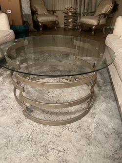 Coffee table and 2 side tables