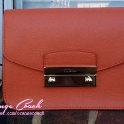 Furla Julia Mini Leather Crossbody Bag