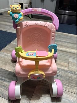 Fisher-Price Brilliant Basics Stroll-Along Walker