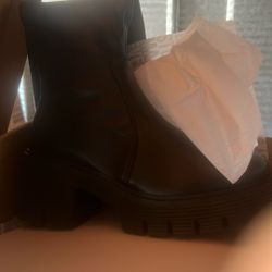 hoover black boots 