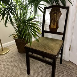 antique folding chair 