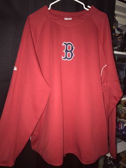 Boston Red Sox pullover warm up sweatshirt