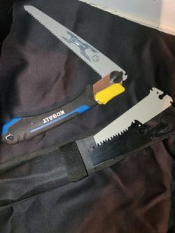 KOBALT HAND SAW WITH EXTRA BLADES AND BELCHES.... LIKE NEW... AVAILABLE FOR FAIR OFFERS... SE HABLA ESPANOL...