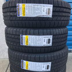 215/65R16 Goodyear Set of brand new tires installed and balanced, set de llantas nuevas instaladas y balanceadas