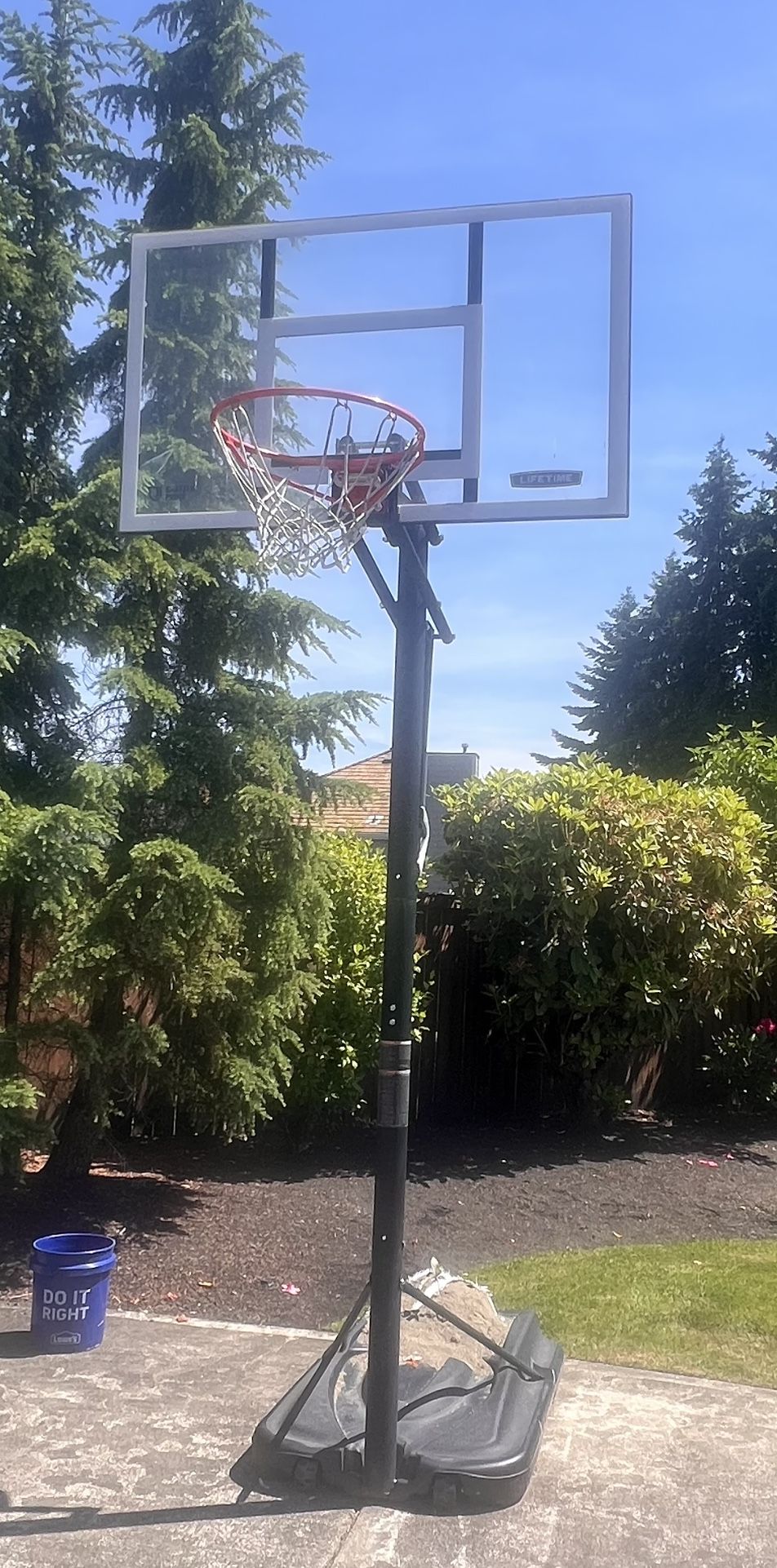 Rolling Basketball Hoop