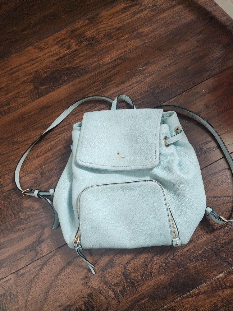 Kate Spade Leather Flap Backpack 
