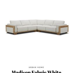 Modern White Sectional 