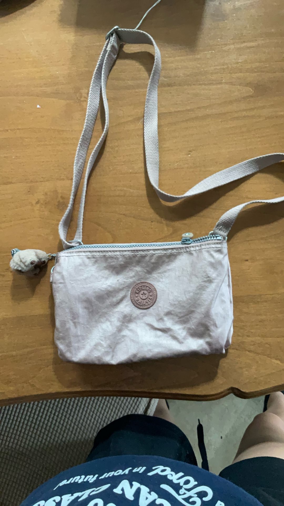 Rose Gold Kipling Cross-body Bag