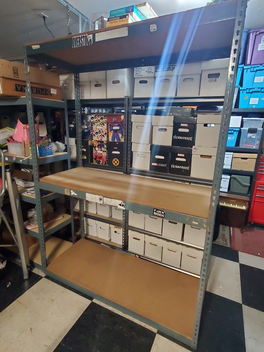 High Strength Three Tier Boltless Shelf Unit