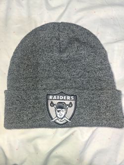 Raiders knit old school grey cap