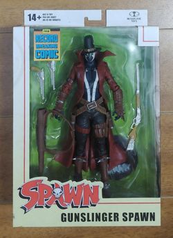 New 2021 McFarlane Toys Gunslinger Spawn  7" Action Figure - Sealed - New In Box - Rare - NIB