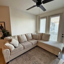 Ashley Furniture Home Store L-shaped Couch 