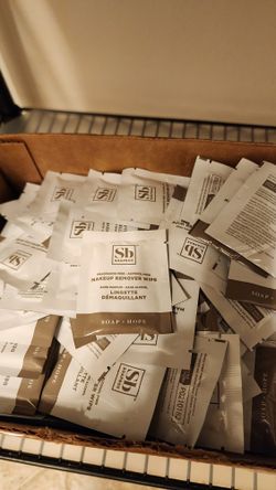 Soap Box Makeup Remover Wipes 500