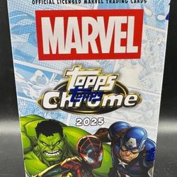 2025 Topps Chrome MARVEL Comics Value/Blaster Box SEALED NEW In Hand