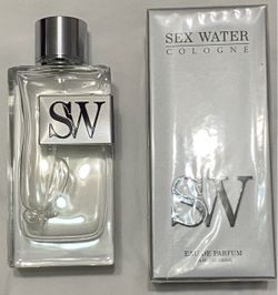 Sex Water Cologne SW Eau De Perfume mens 3.4oz  Bergamot Amber & Musk VERY Clean Scent