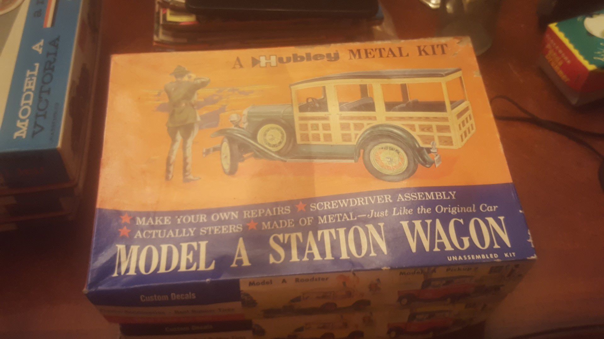 1960 Hubley Model A Station Wagon Metal Model