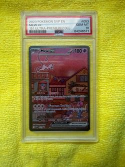 Pokemon Mew EX Sv Black Star Promo 053 151 Ultra-Premium Coll. PSA 10 Gem Mint