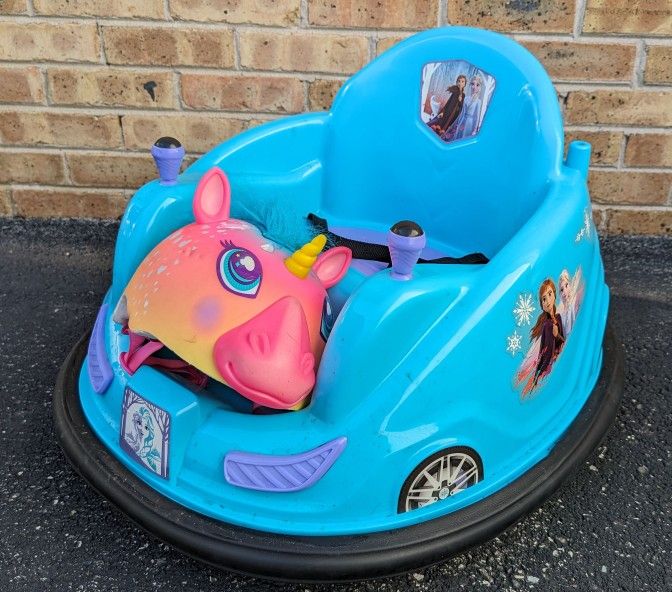 Disney's Frozen Flybar Electric Bumper Car + Helmet 