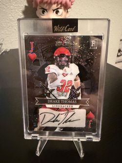 Drake Thomas Wild Card 1/1 Autograph Sealed Encased 