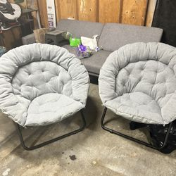 Saucer Chair  gray For adults