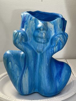 Acrylic Pour Handmade Vase