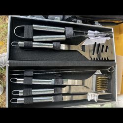 BBQ tool Set Complete New Aluminum 