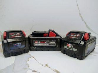 Milwaukee 6.0 Batteries 3 Pack Deal