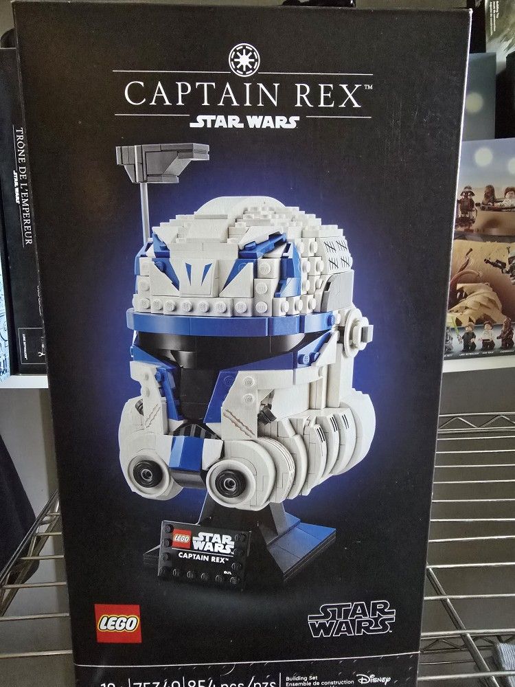 LEGO Star Wars Captain Rex Helmet (Set 75349). New Never Opened