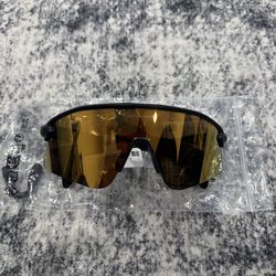 OAKLEY Stunt Devil Gridiron Edition Black Gold Sunglasses RETAIL $255