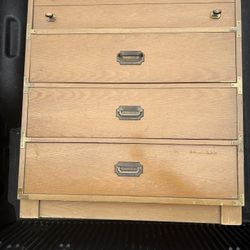 Mid Century Modern Campaigner Styler Dresser Basset Furniture