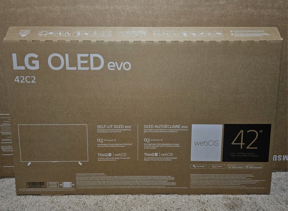 4k Oled Lg C2 42" 120Hz Tv / Monitor 42 Inch 42 In.