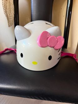 Sanrio Hello Kitty 3D Girl Multisport Helmet, White, Child 5+ (52-54cm)