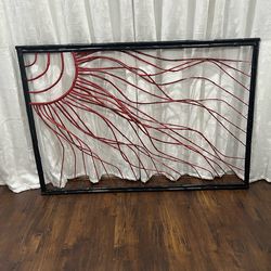 Indonesia Bamboo Wall Art – Modern Abstract Design