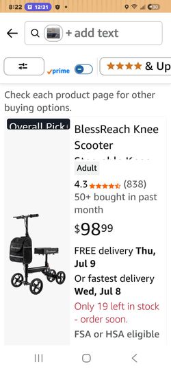 Knee  scooter  still in box