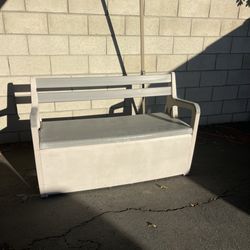 'Outstanding by Keter' Garden Patio 2-Seater Plastic Storage Bench Seat
