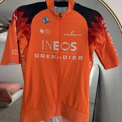 INEOS Grenadiers Official Team Cycling Jersey Orange Size M